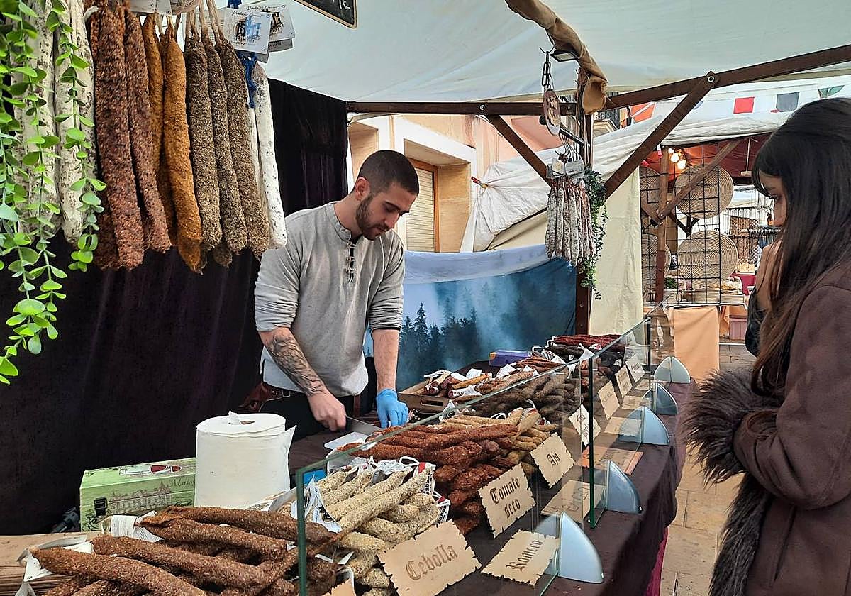Uno de los puestos que estará a lo largo del fin de semana.