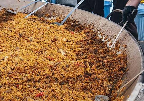 Arroz gigante de Alicante.