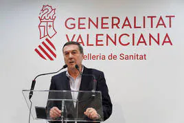 El conseller de Sanidad, Marciano Gómez.