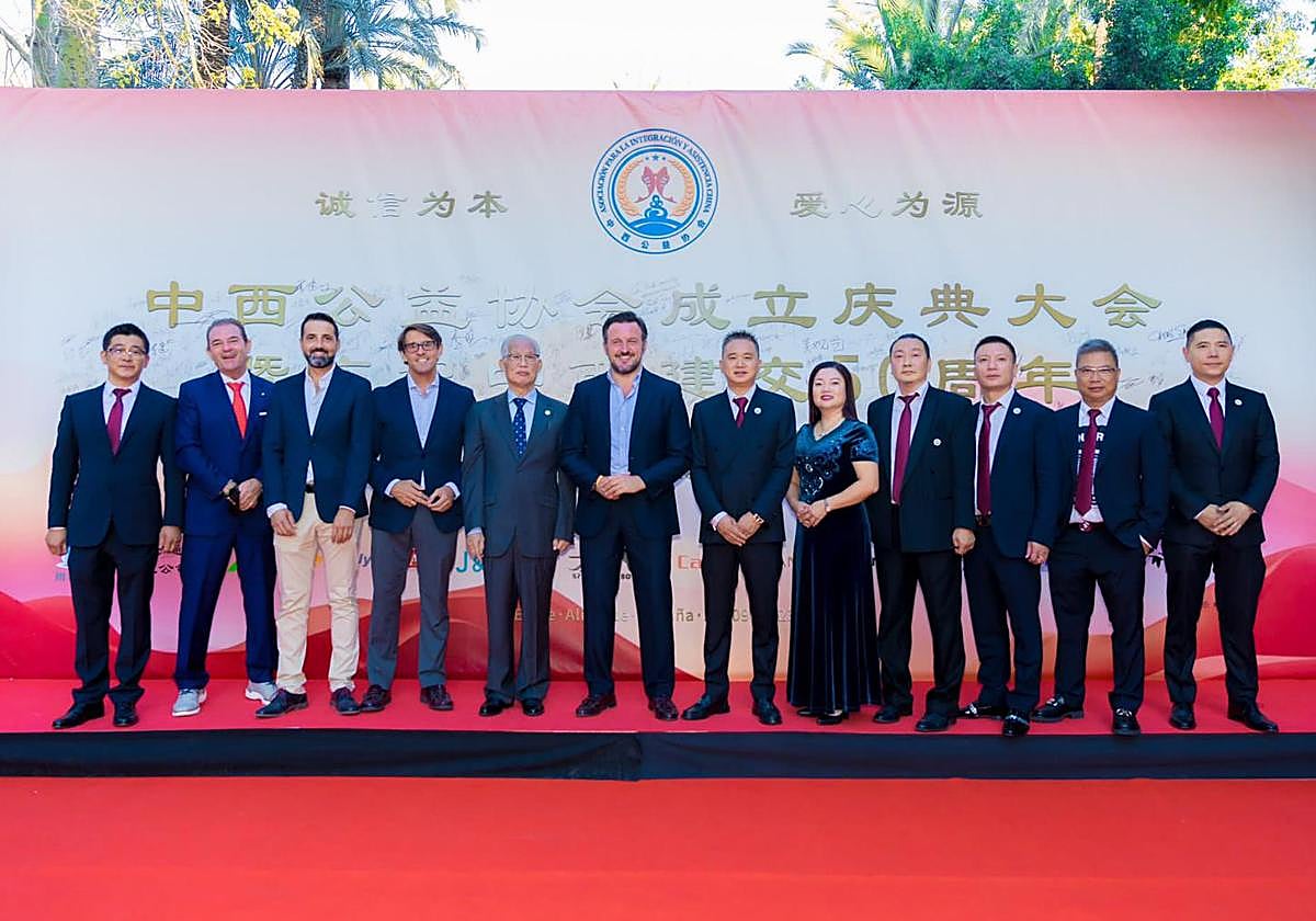 Presentación de la Asociación para la Integración y Asistencia China de Levante, el pasado noviembre en Elche.