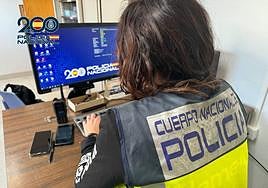 Investigadora de la Policía Nacional.