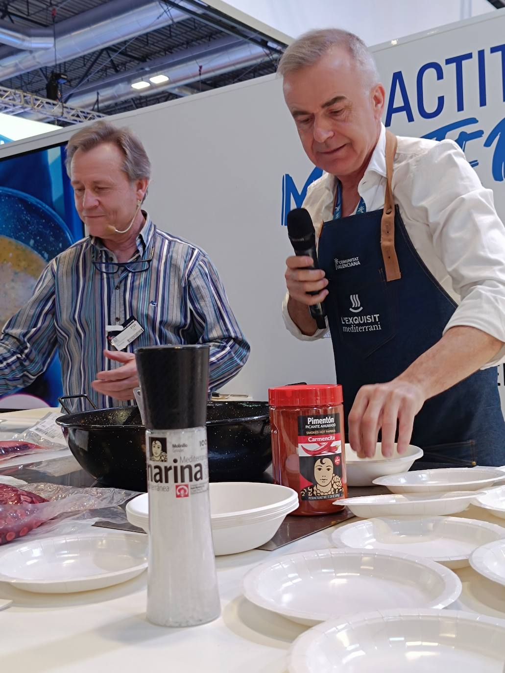 Showcookings con especias de Carmencita en Fitur.