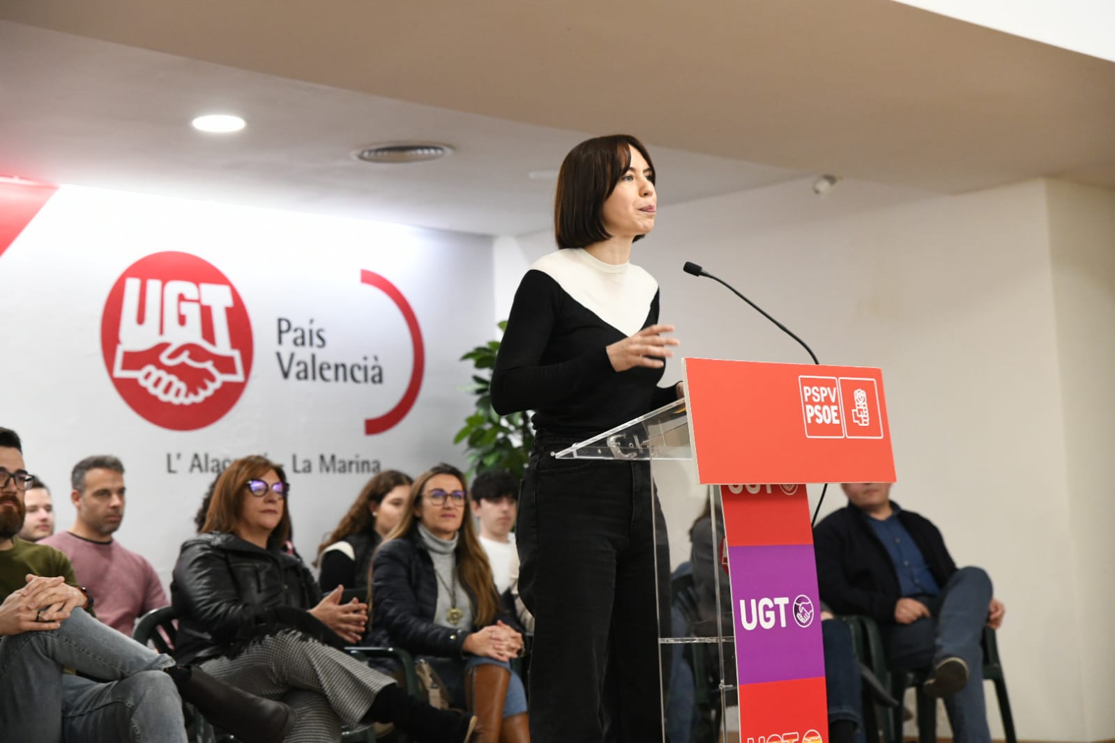 Diana Morant empieza la campaña precongresual en Alicante