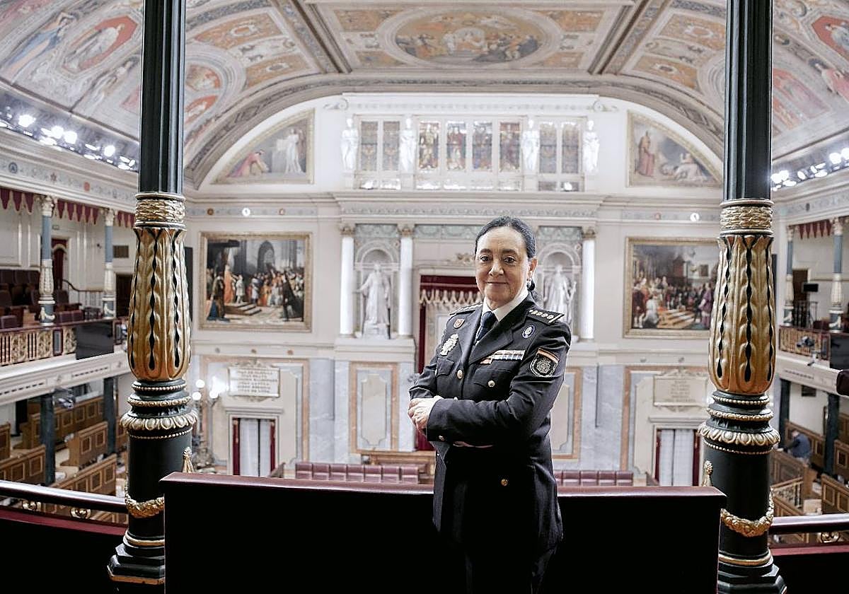 Concepción Ramos en el Congreso de los Diputados.
