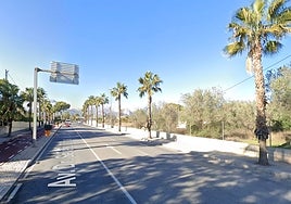 Imagen de la carretera en la que se ha producido el mortal accidente