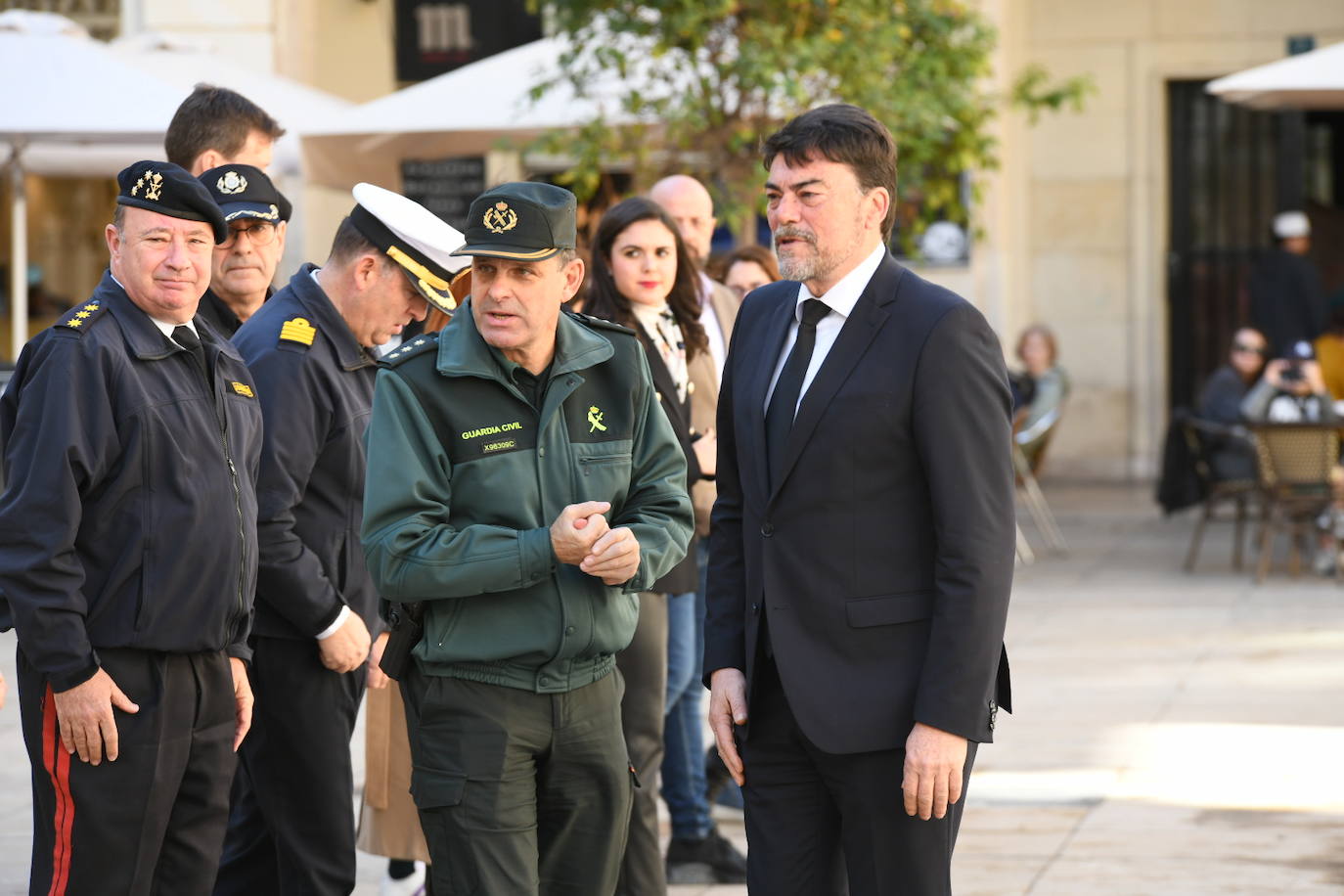 La provincia de Alicante se suma a la condena por el asesinato de dos guardias civiles en acto de servicio en Barbate