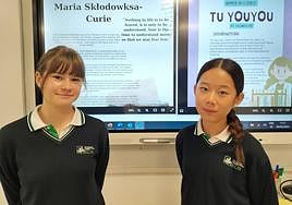 Estudiantes del colegio ELIS Villamartín.