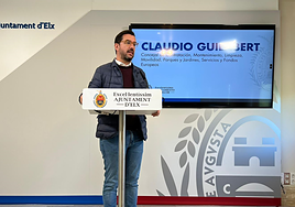 Claudio Guilabert, edil de Servicios Públicos.