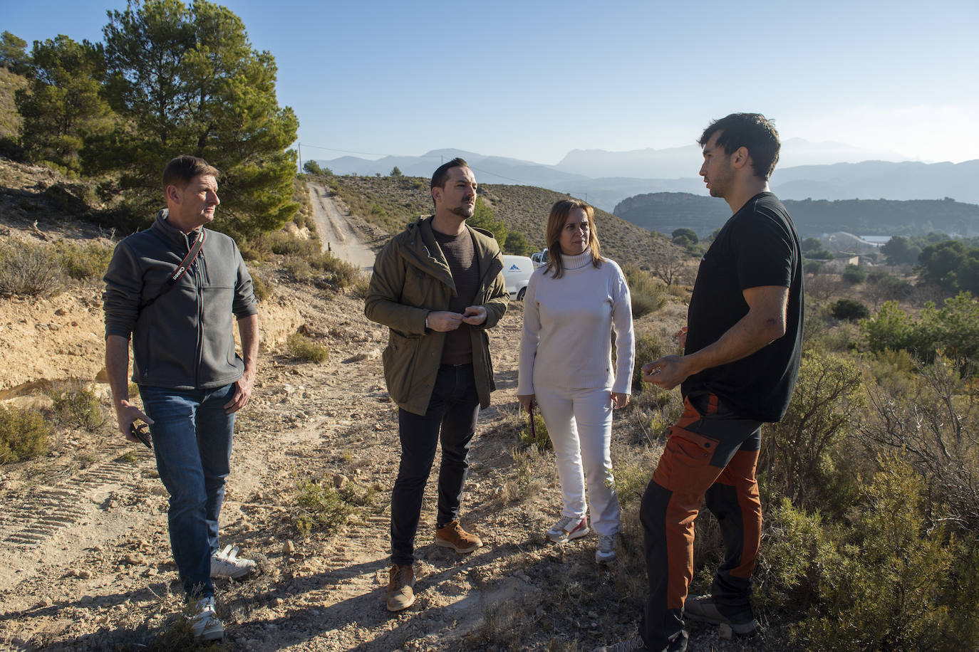 Reforestación en la Pineta.