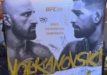 Histórico combate Topuria-Volkanovski: horario y cómo acceder a la pantalla gigante instalada en Alicante