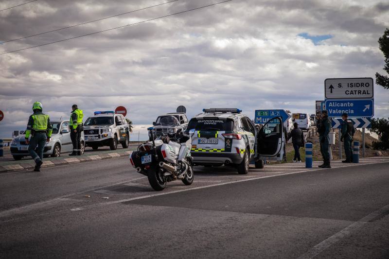 La marcha de tractores a Orihuela, en imágenes