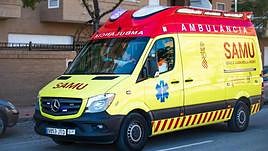 Emergencias envió hasta el accidente a una unidad del SAMU.