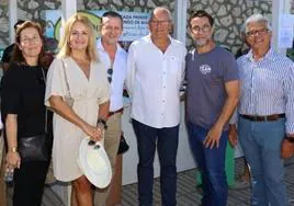 Cristina Selles, presidenta de Aehtma, Nuria Montes, Ángel Vives, Vicent Grimalt, Quique Dacosta y José Juan Reus.