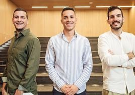 Pablo J. Garzo (co-CEO y CFO), Iván Navalón (co-CEO y CTO) y Guillermo Megías (CMO) de Hydros Power.