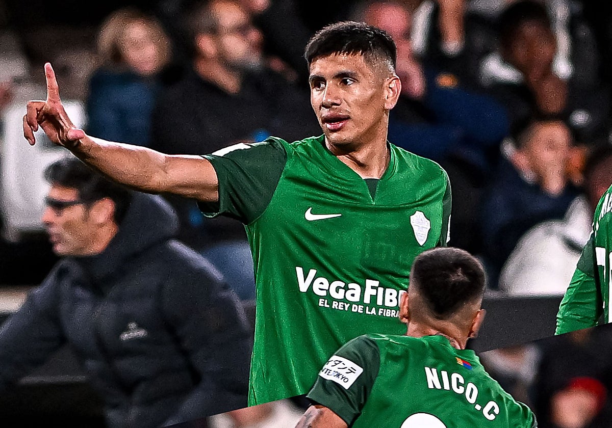 Nico Castro y Nico Fernández, protagonistas del gol en Cartagena.