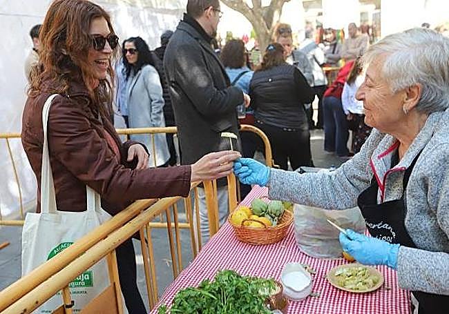 Degustaciones y tapas en la fiesta de la alcachofa