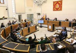 Pleno de la Diputación Provincial de Alicante.
