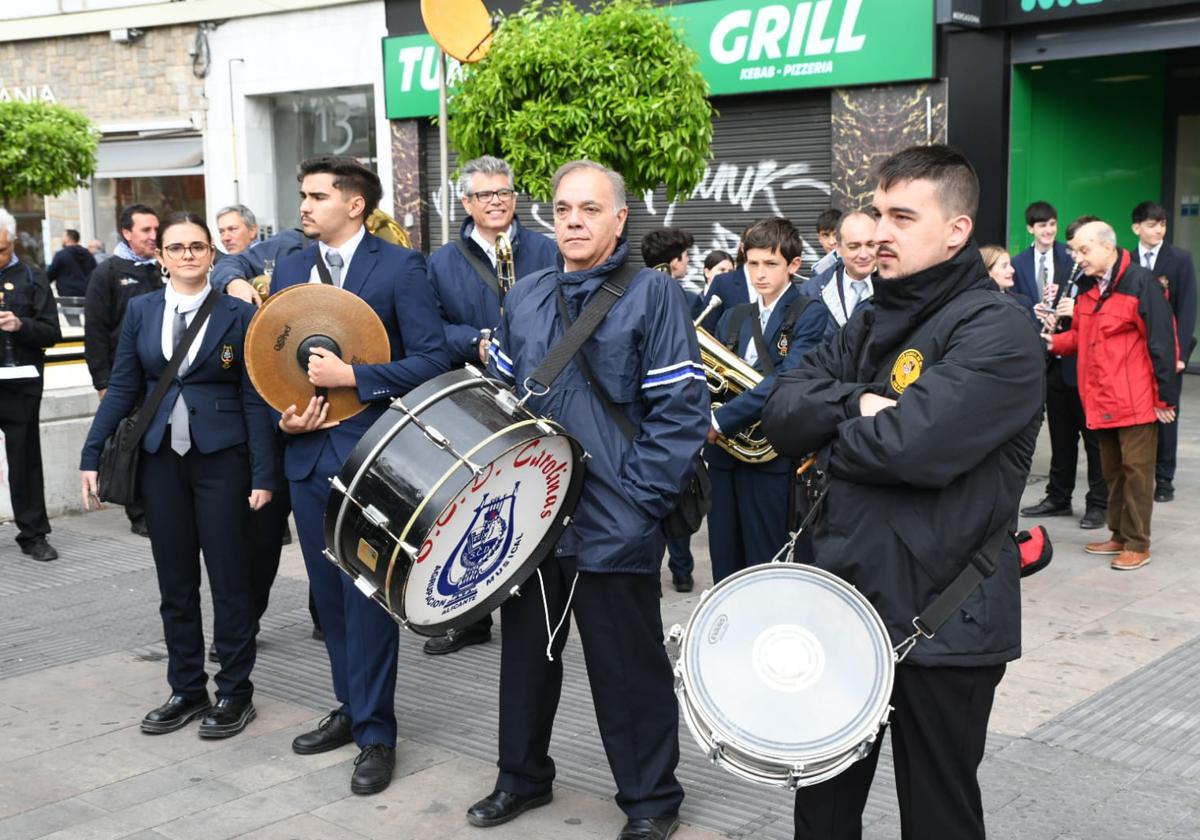 La agrupación SCD Carolians este sábado en Murcia.