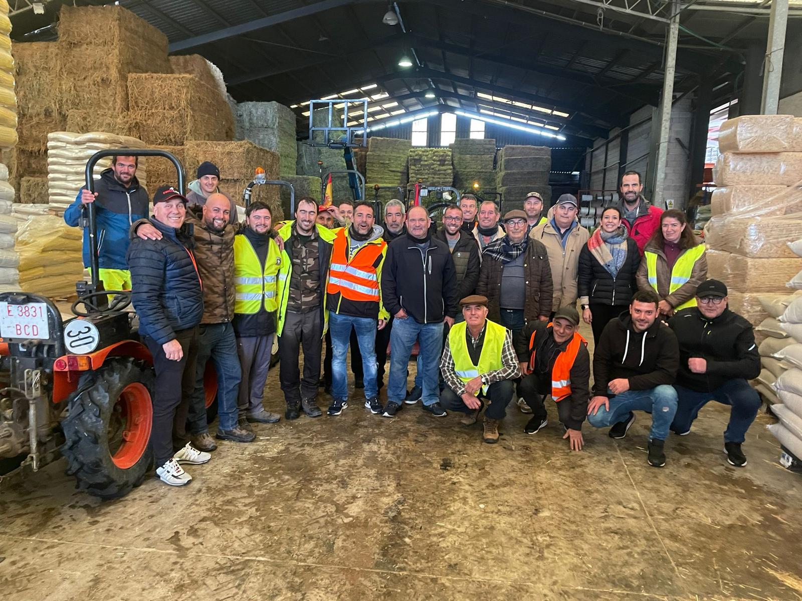 Tractorada de protesta en Dénia