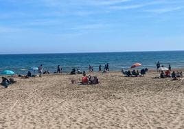 La playa de San Juan durante el domingo, 17 de marzo.