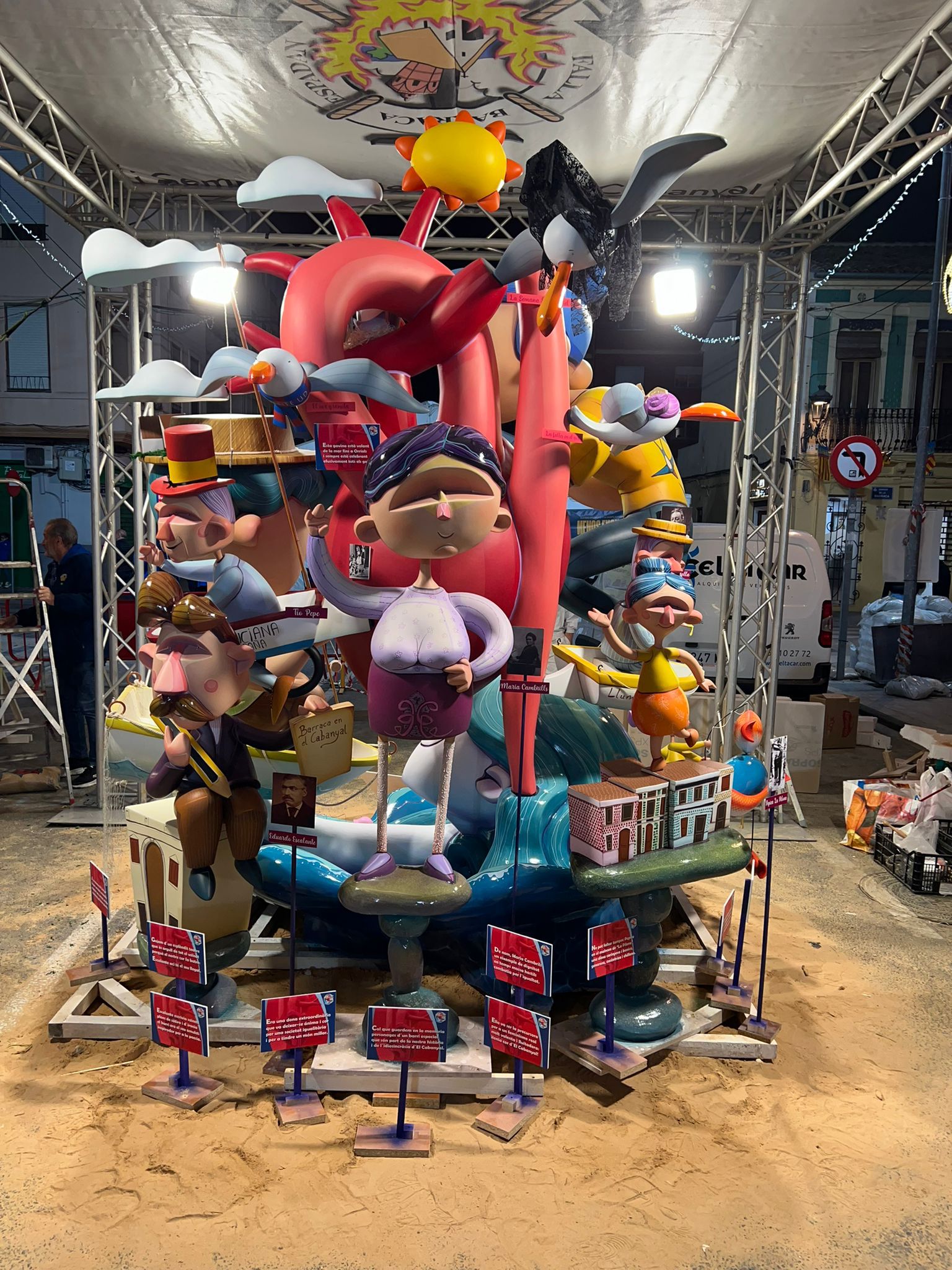 Estas son las fallas plantadas por artistas alicantinos