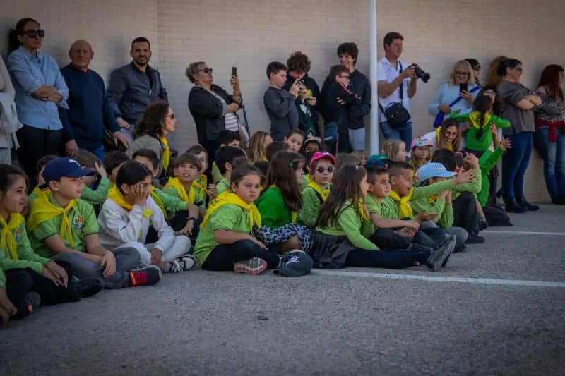 La cremà de las fallas del colegio de Hurchillo, en imagenes