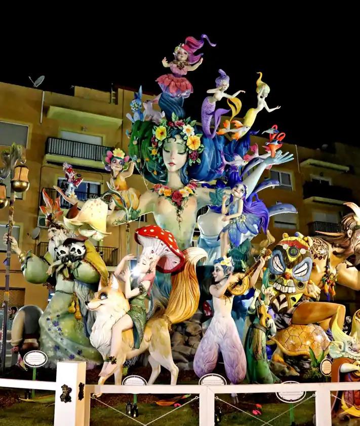 Imagen secundaria 2 -  Las fallas de los distritos Centro, Oeste y Baix la Mar.