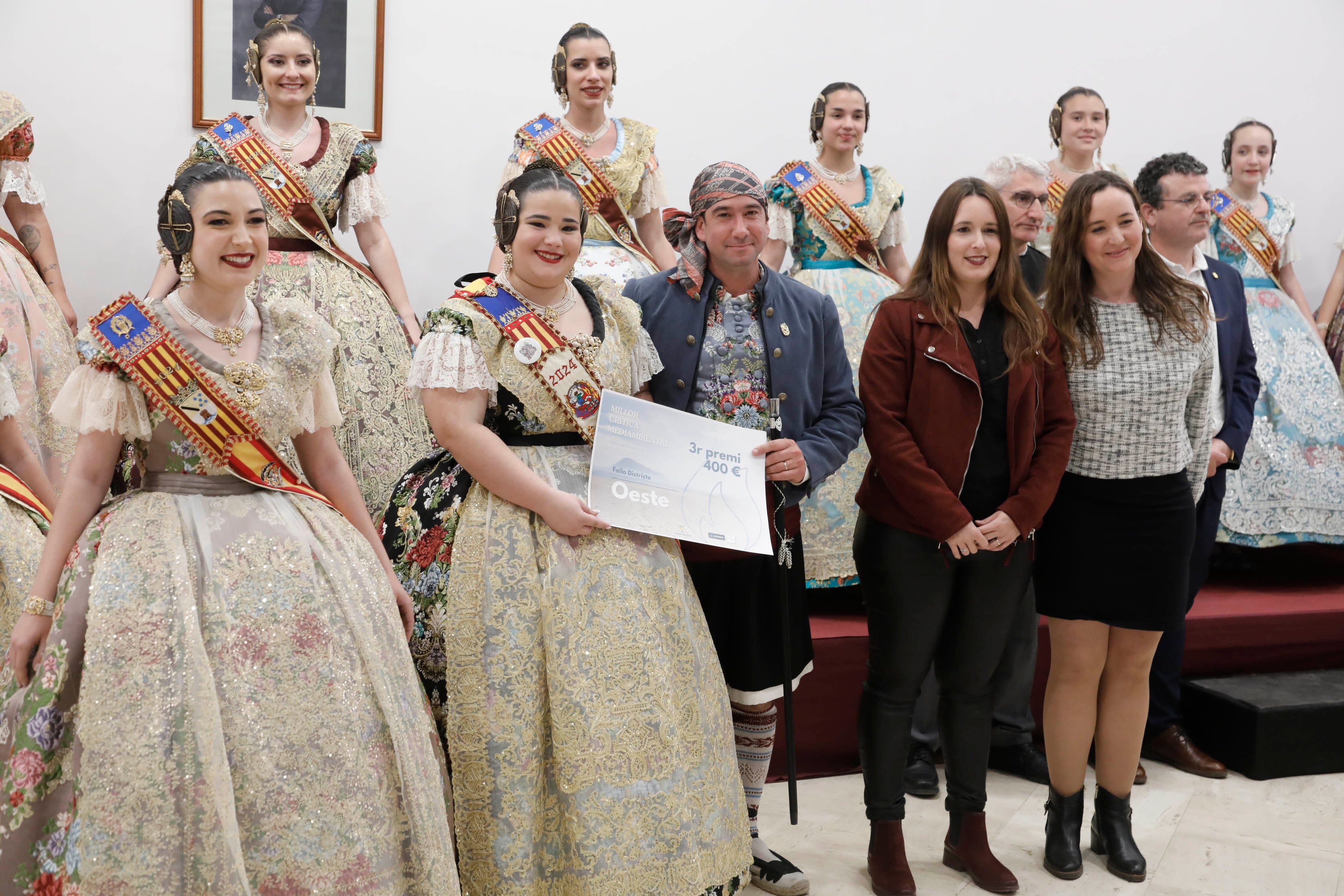 Entrega de los premios de las Fallas de Dénia