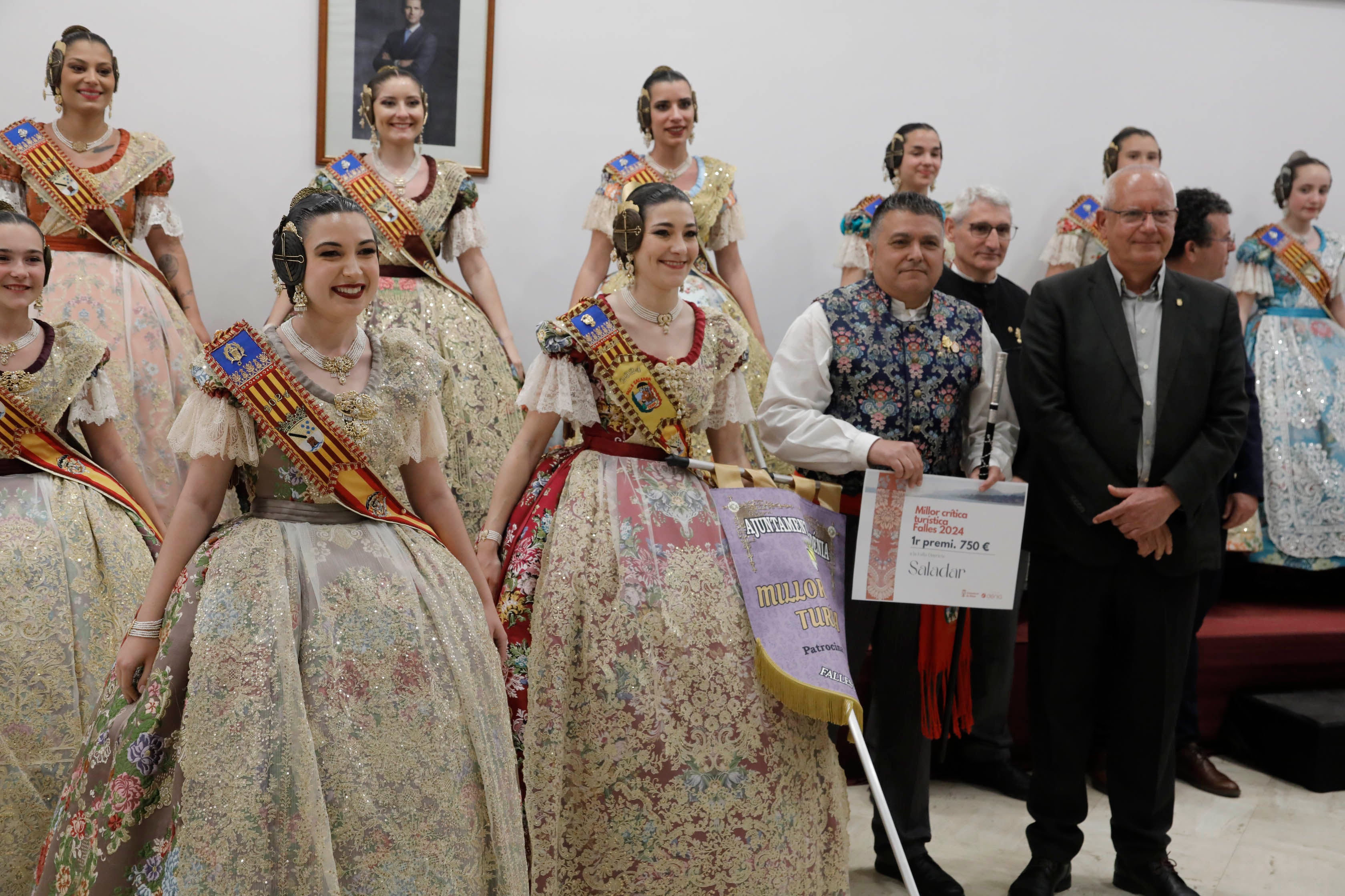 Entrega de los premios de las Fallas de Dénia