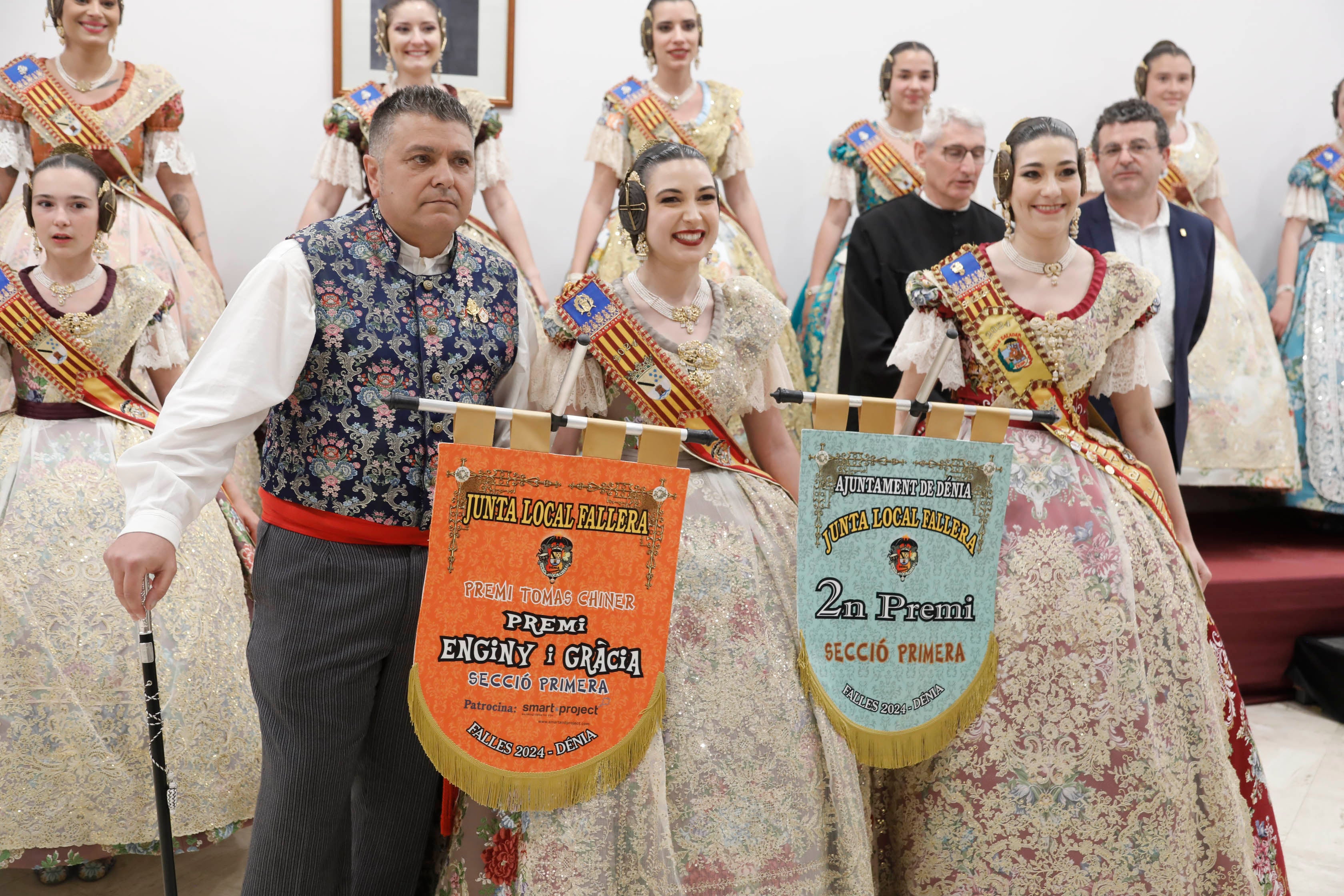Entrega de los premios de las Fallas de Dénia