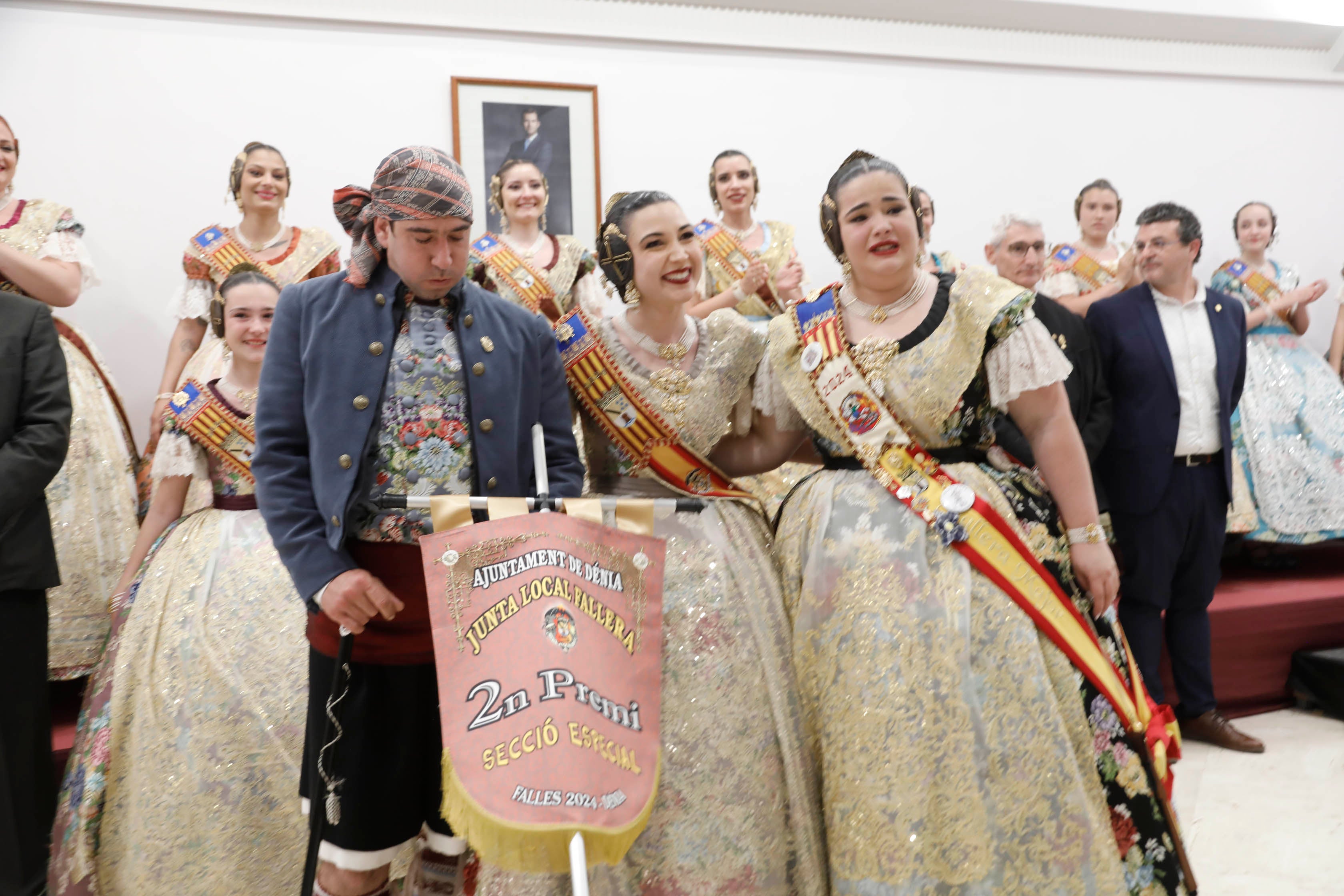 Entrega de los premios de las Fallas de Dénia