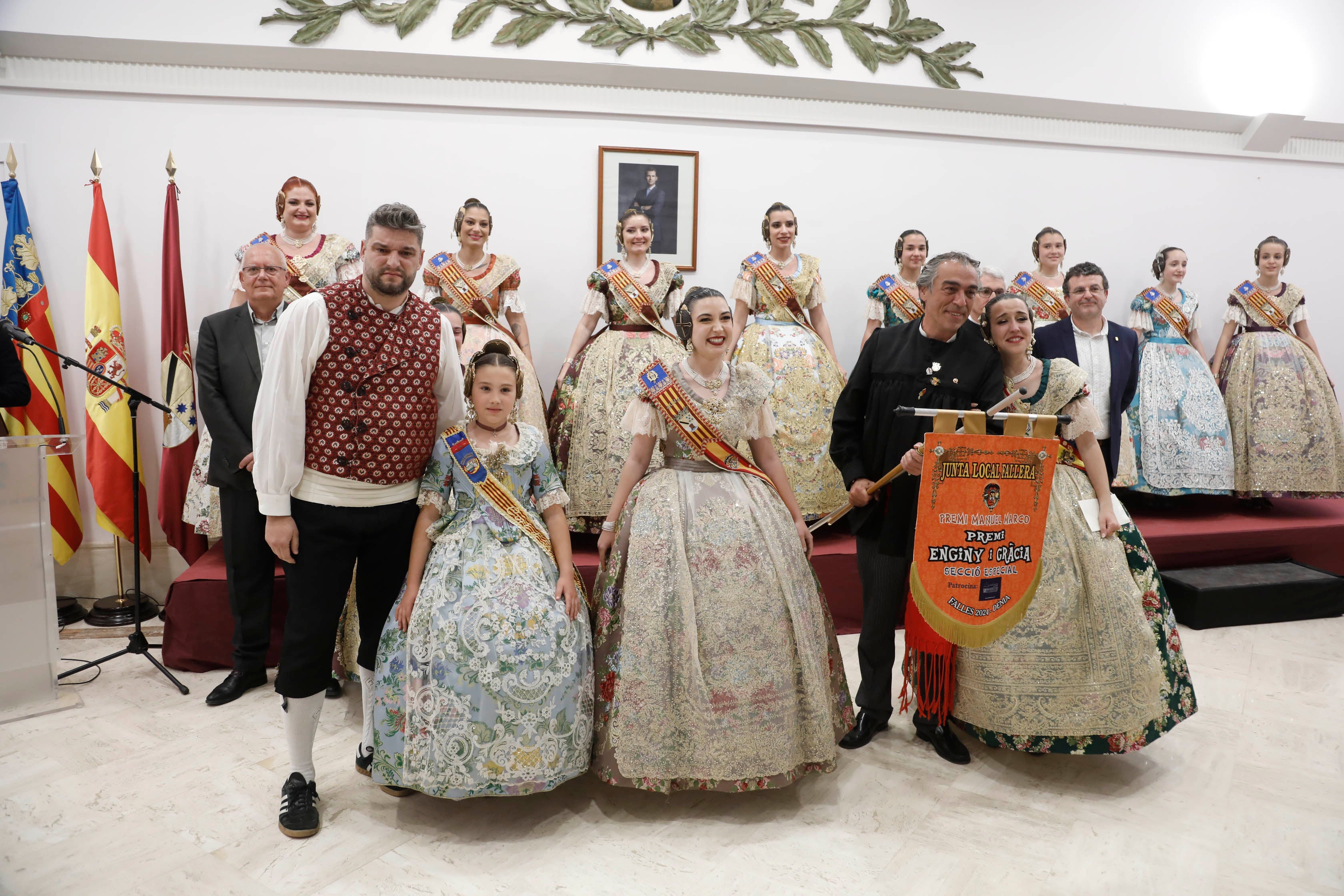 Entrega de los premios de las Fallas de Dénia