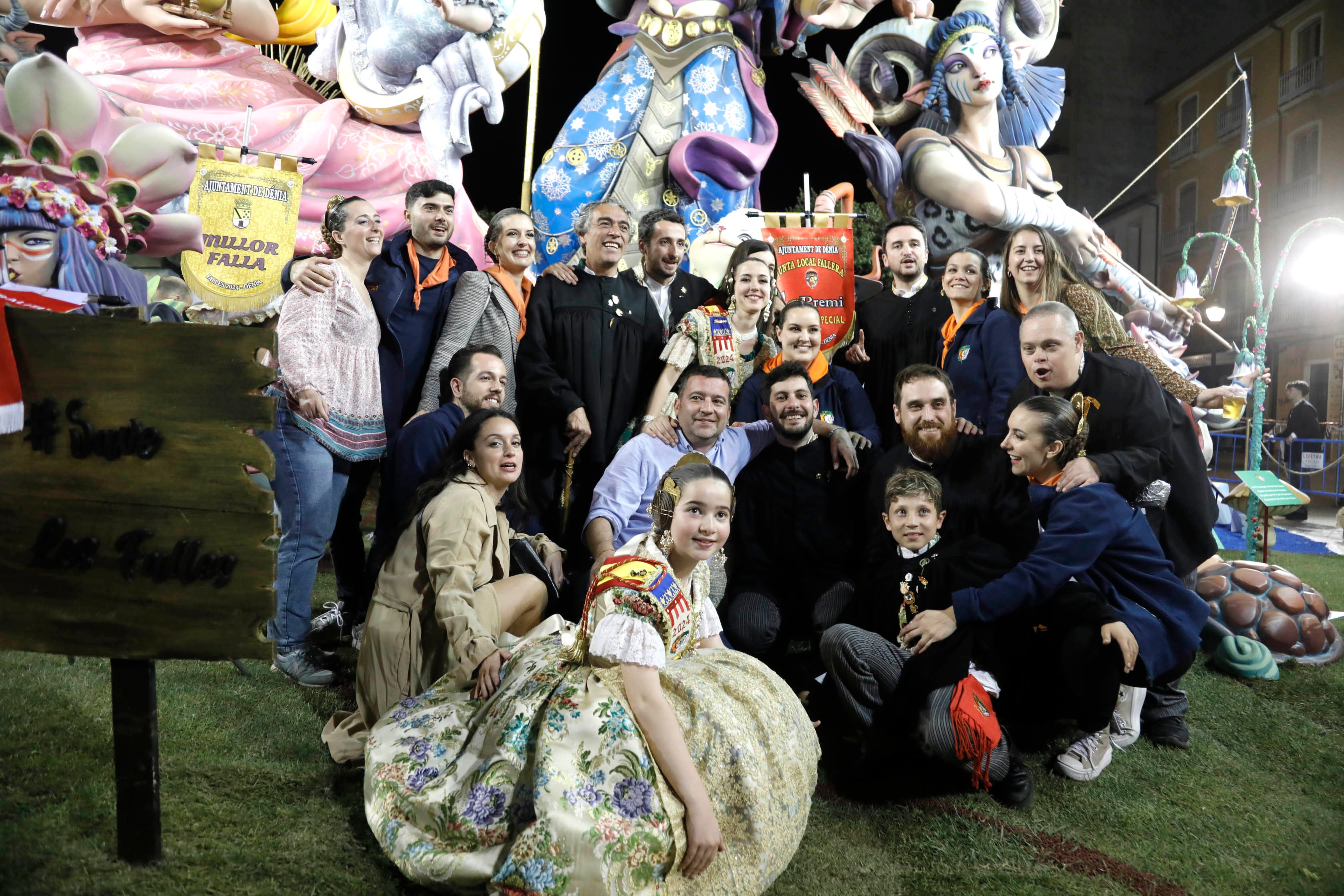 Entrega de los premios de las Fallas de Dénia