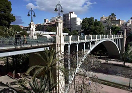 El puente de Canalejas de Elche.