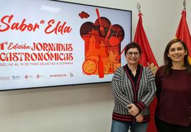Las concejalas de Comercio y Turismo, Silvia Ibáñez, y de Turismo, Rosa Vidal, han presentado la campaña este lunes.