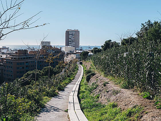 Vista de Alicante desde el Monte Tossal.