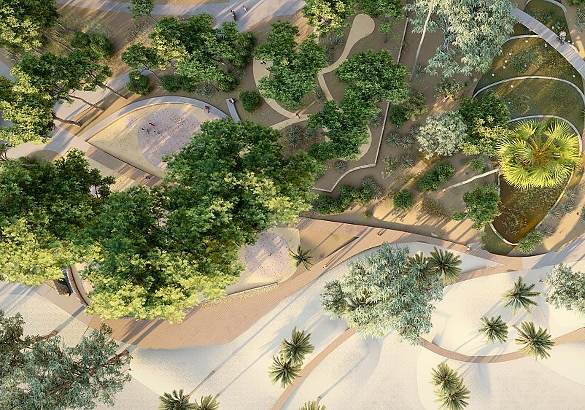 Imagen principal - Recreación de las futuras instalaciones. 
