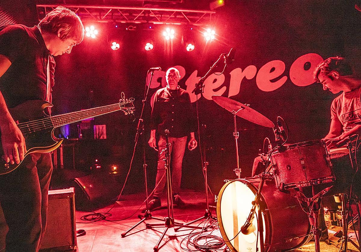 Imagen principal - Diferentes instantáneas de la actuación de Guadalupe Plata en Alicante.