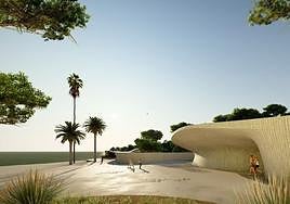 Proyecto para la playa de la Almadraba.