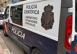 Un vehículo de la Policía Científica.