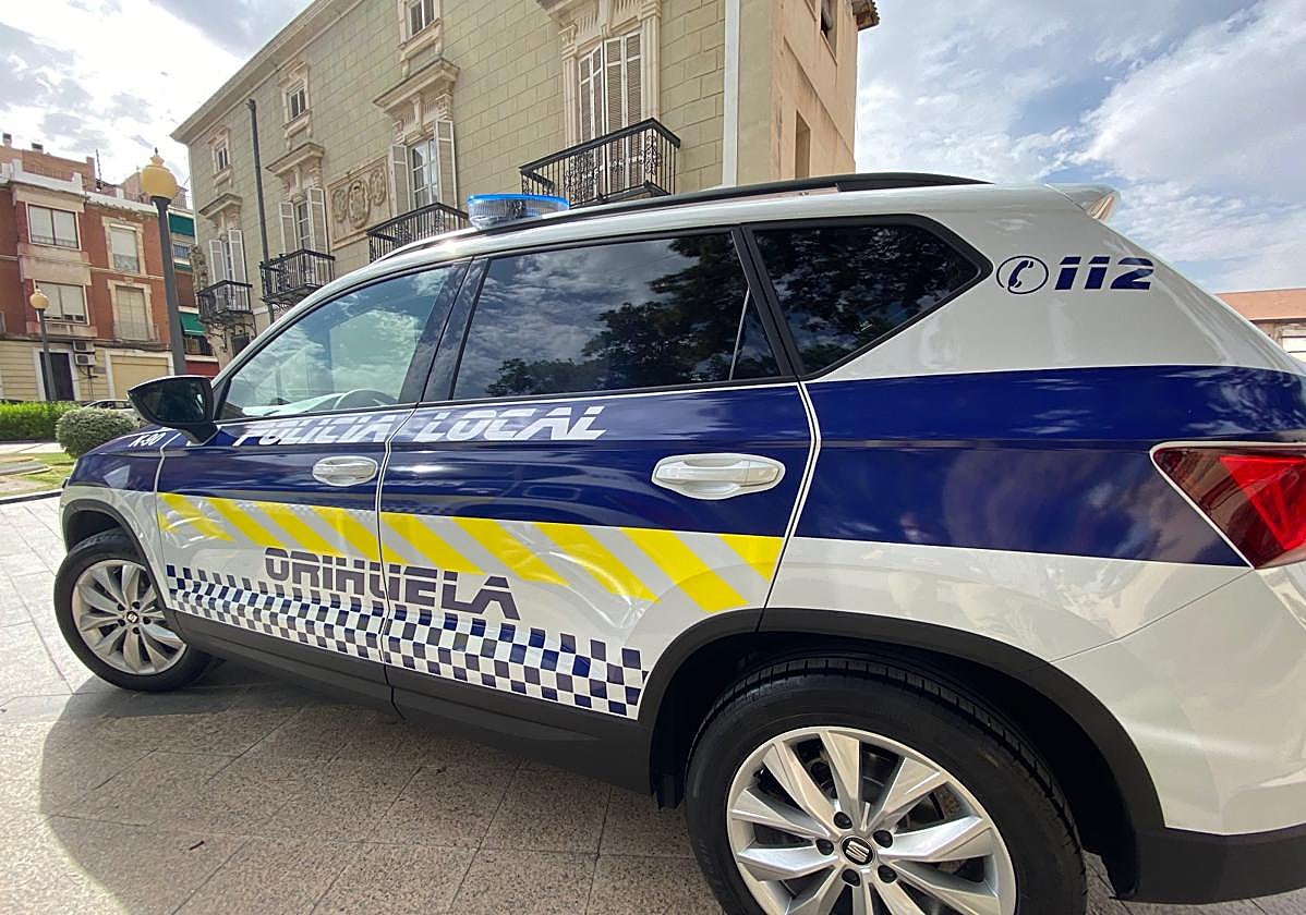 Una patrulla de la Policía Local de Orihuela.