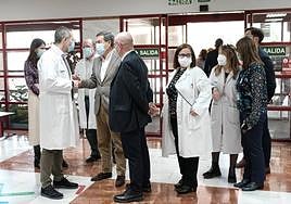 Reciente visita del conseller de Sanidad al Hospital General Dr. Balmis de Alicante.