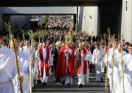 Imagen de la romería de la Santa Faz del 2023.