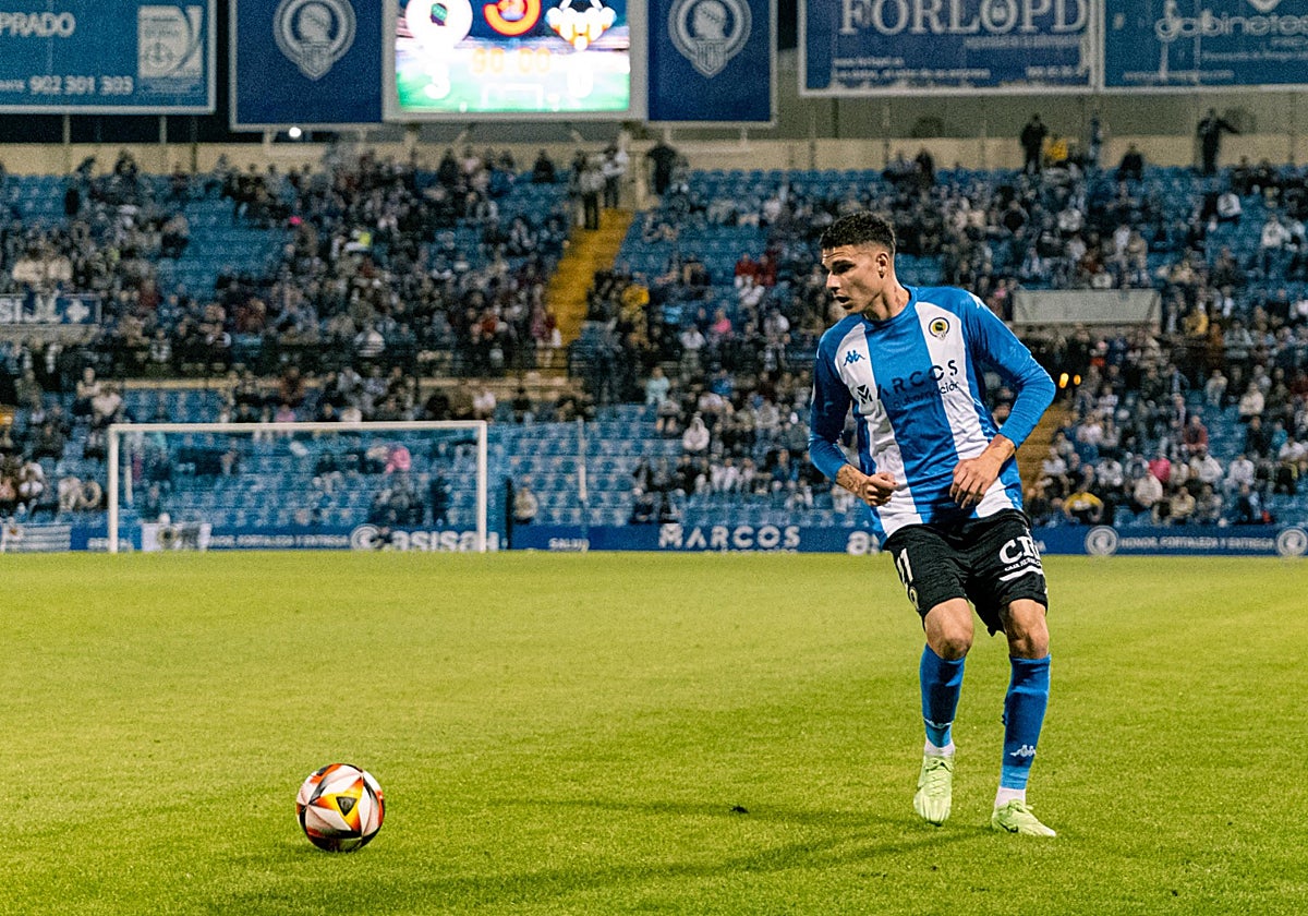 Retu, en acción el pasado domingo en el Rico Pérez.