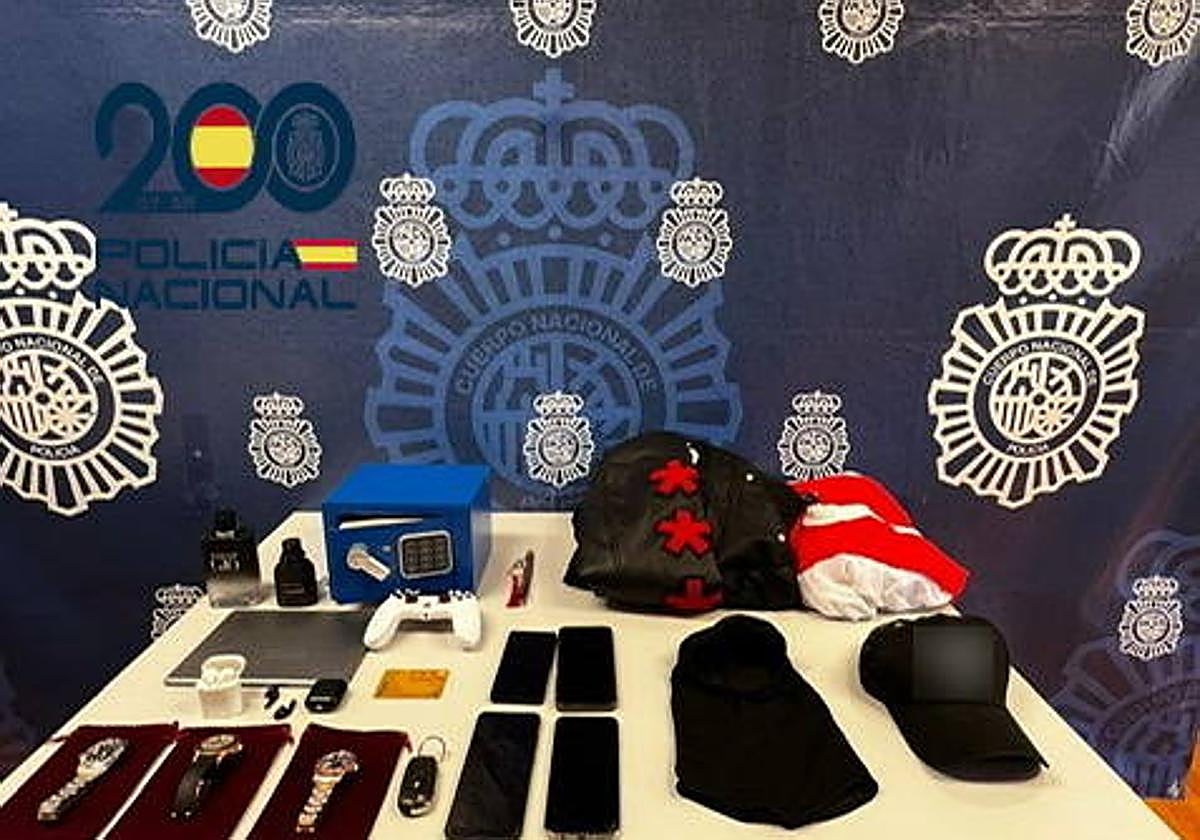 Materiales requisados.