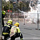 Imagen principal - Las belleas del foc convocan a las falleras mayores de Valencia y las reinas de la Magdalena en la mascletà de este domingo en Alicante