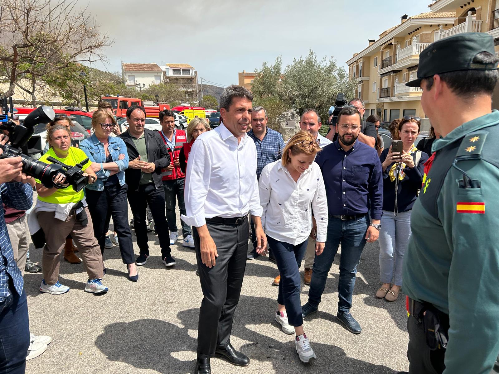 El incendio de Tárbena en imágenes