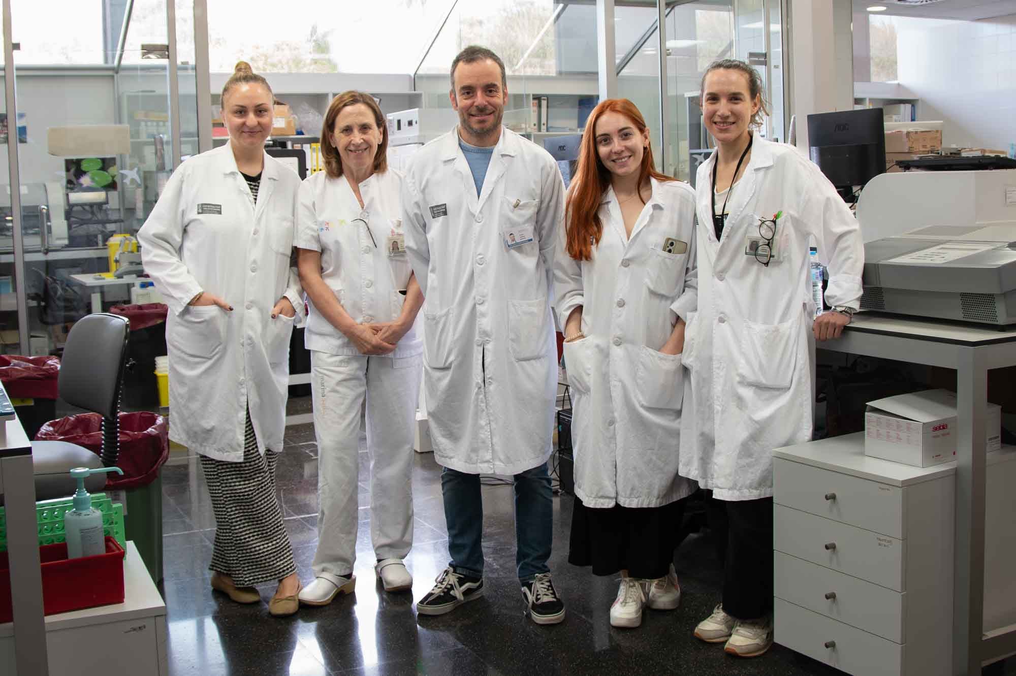 Equipo del Servicio de Hematología del Hospital de Dénia.