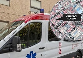 El herido ha sido encontrado en la calle Doctor Ayala.