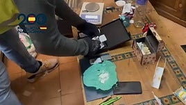 Imagen del narcopiso.